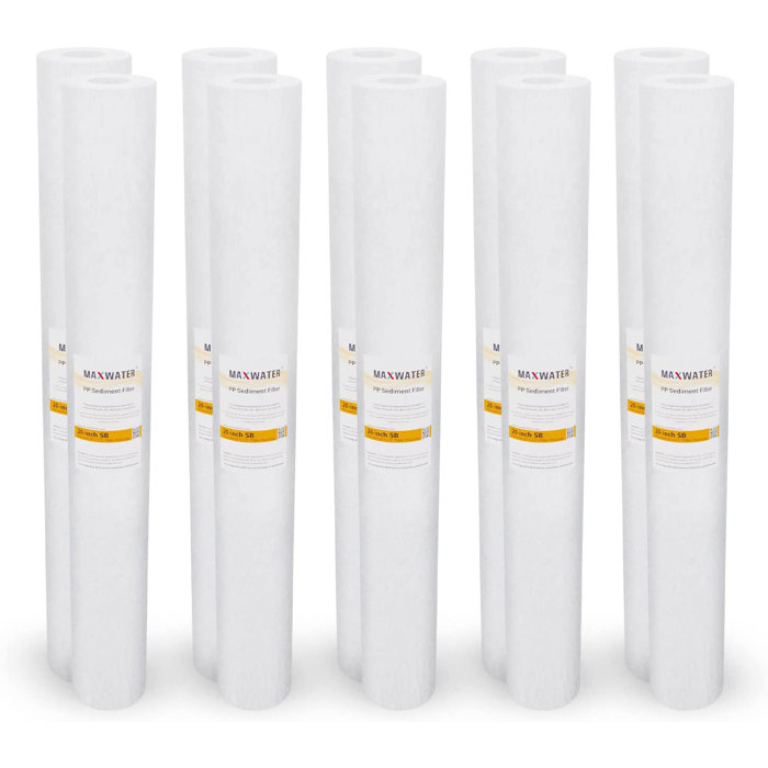 Max Water 20 inch x 2.5 inch, 5 Micron Replacement Sediment Water